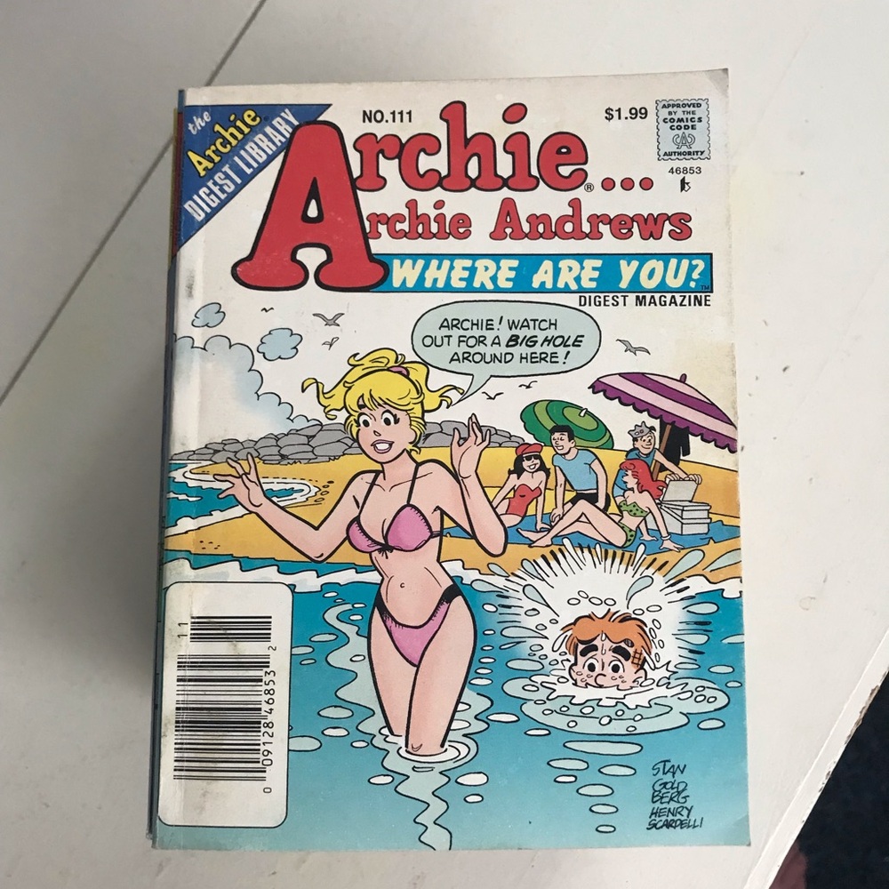 Archie Andrews 'Where Are You?' Comic Digest #111— Pink & Blue Cover